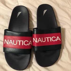 Nautica slides. wore twice